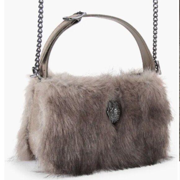 Kurt Geiger Mini Bond Faux Fur Shoulder Bag NWT - Picture 5 of 6